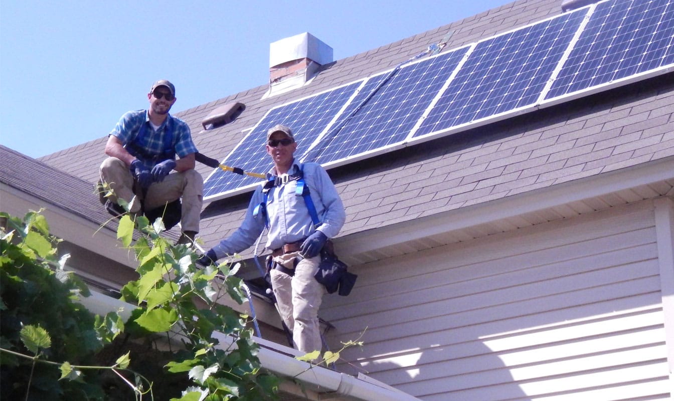 Sola panel installation